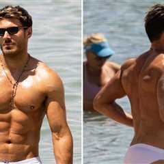 Chris Appleton Shows Off Bulge on European Vacation in Cannes