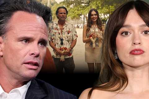 Walton Goggins Shuts Down Interview After Aimee Lou Wood Line of Questioning