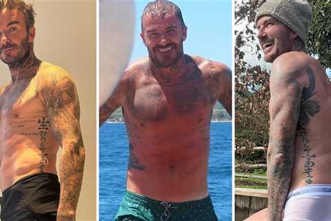 Celebrate David Beckham's Big 5-0 With His Shredded Shots!