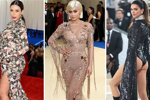 Kardashian-Jenner Met Gala Looks ... Fashion's Biggest Night!