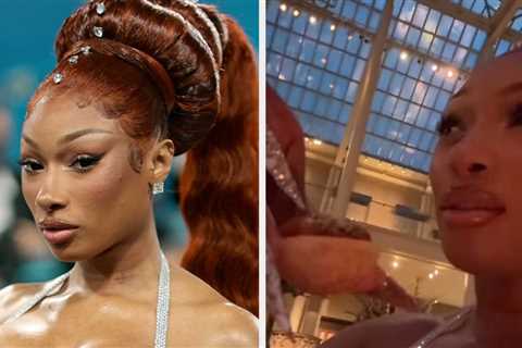 Megan Thee Stallion Snuck Her Phone Into The Met Gala And Filmed An Unfiltered Review Of The Food,..