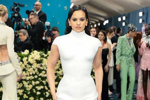 Rosalía Turns Heads in Mannequin-Inspired Gown at Met Gala 2025