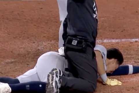 Yankees’ Oswaldo Cabrera taken off field in ambulance after gruesome injury