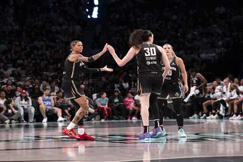 Liberty rout Aces to put exclamation point on WNBA championship celebration