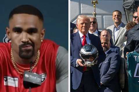 People Can't Get Enough Of Jalen Hurts' Response To Another Question About Skipping The White House ..