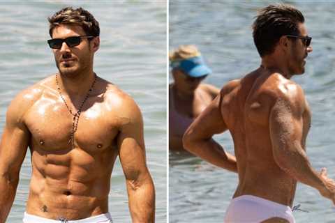 Chris Appleton Shows Off Bulge on European Vacation in Cannes