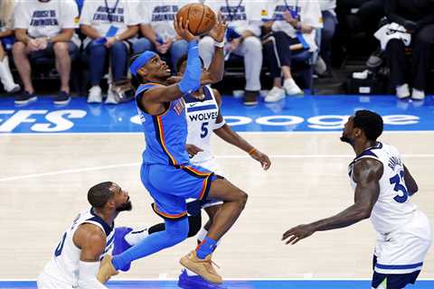 Shai Gilgeous-Alexander goes off again as Thunder rout Timberwolves to reach NBA Finals