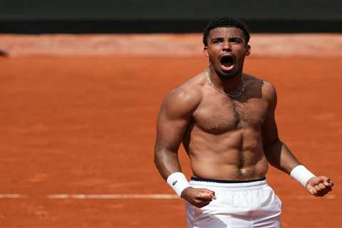Arthur Fils’ wild shirtless celebration causes fight in French Open crowd after five-set thriller