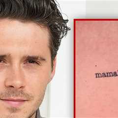 Brooklyn Beckham Covered Up 'Mama's Boy' Chest Tattoo Amid Family Feud