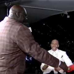 Shaq bombards ESPN’s ‘NBA Countdown’ set before NBA Finals Game 1