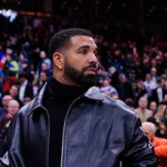 Drake Turns His Indoor Basketball Court Into a Storage Closet Full of T-Shirts