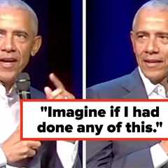 Imagine If I Had Done Any Of This: A Clip Of Obama Calling Out The Hypocrisy Of MAGA Is Going Viral
