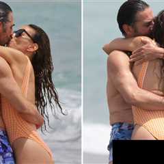 Eva Longoria Shows Off Beach Body in Spain As She Kisses Husband José Bastón