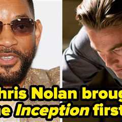 Will Smith Revealed The Shocking Reason He Turned Down Inception, And I Honestly Can't Believe It