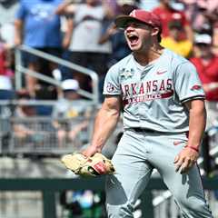 Arkansas’ Gage Wood throws first College World Series no-hitter in 65 years in electric performance