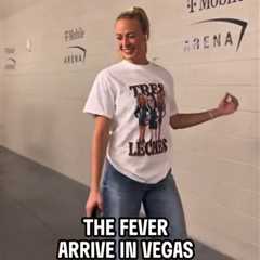 Fever’s Sophie Cunningham wears ‘Tres Leches’ shirt with Caitlin Clark, Lexie Hull faces