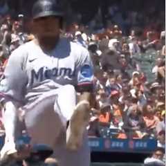 Giants announcer has one word for Marlins’ Dane Myers after wild bat-breaking tantrum