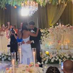 David Bakhtiari shades Aaron Rodgers with Jordan Love wedding photo