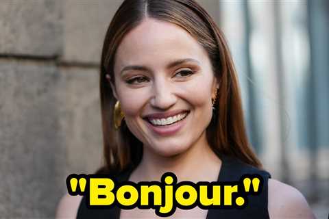 Dianna Agron Seemingly Has A French Accent Now, And People Are Confused