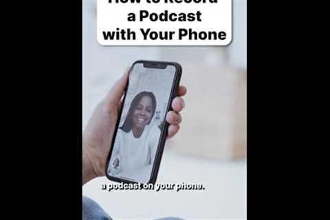 How to Record a Podcast with Your Phone #shorts