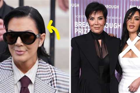 Khloé And Kim Kardashian Seemed To Subtly React To Kris Jenner's New Face