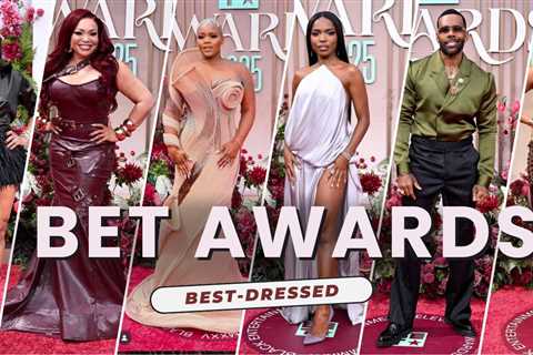 On the Scene at the 2025 BET Awards: Ciara in a Black Cong Tri Look, Tisha Campbell in a Red..
