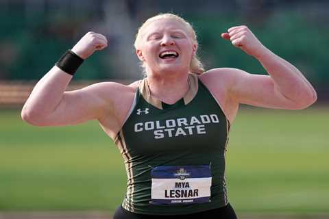 Brock Lesnar’s daughter dominates shot put at NCAA championships