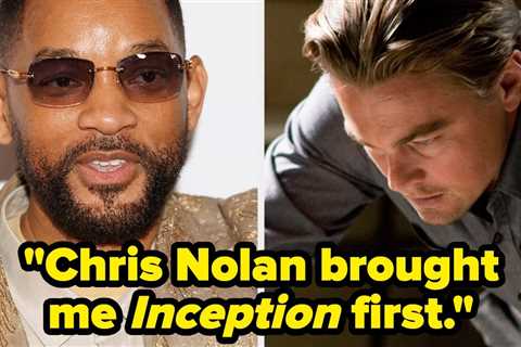 Will Smith Revealed The Shocking Reason He Turned Down Inception, And I Honestly Can't Believe It