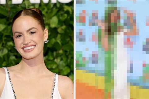Model Haley Kalil's Slime Dress At The Kids' Choice Awards Must Be Seen