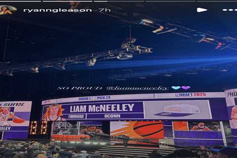 Liam McNeeley’s girlfriend shares two-word message after he lands with Hornets at 2025 NBA Draft