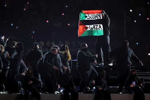 Kendrick Lamar Super Bowl Halftime Performer Arrested After On-Field Gaza & Sudan Protest