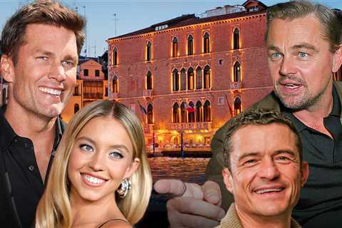 Tom Brady, DiCaprio, Sweeney, Bloom Form Party Central at Venice Hotel