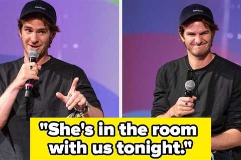 Andrew Garfield Met The Woman Who Playfully Sexually Objectified Him Online, And The Moment Is..