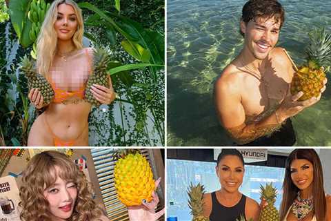 Juicy Stars With Pineapples For International Pineapple Day