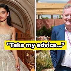 People Are Calling Out Piers Morgan For Basically Telling Rachel Zegler To Shut Up And Sing