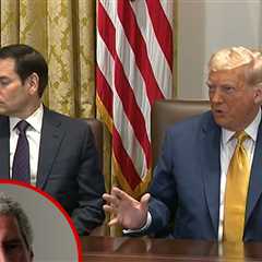 Trump Lashes Out at Reporter Asking About Jeffrey Epstein DOJ Memo