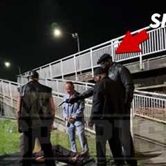 Shaquille O'Neal Guns Down Enemy On 'Gravesend' Set