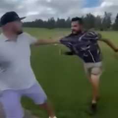 Hockey team linked to ex-NHL brawler Nick Tarnasky investigating viral golf course fight