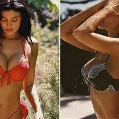 Kylie Jenner Drops Scorching Pics Featuring Vintage-Bikini Brand Collab