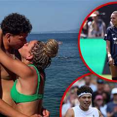 Trinity Rodman Locks Lips W/ Ben Shelton On Vacation