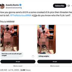 Azealia Banks accuses Conor McGregor of sending her unsolicited nude pics — and posts the alleged..
