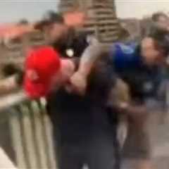 Cop Caught on Video Punching Protester in Cincinnati Anti-ICE Protest