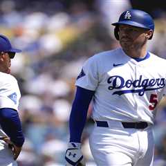 Freddie Freeman exits with wrist injury after getting hit by pitch in latest Dodgers concern