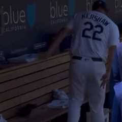 Clayton Kershaw has glove-throwing tantrum, cuts interview short with Dodgers’ frustrations boiling ..