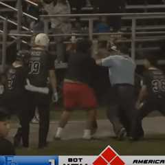 Wild brawl between players, fans explodes at Massachusetts youth baseball playoff game