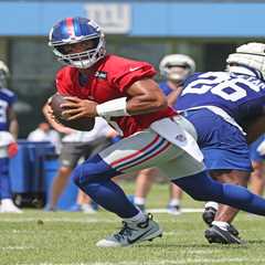 Russell Wilson-Malik Nabers connection already on display at Giants camp