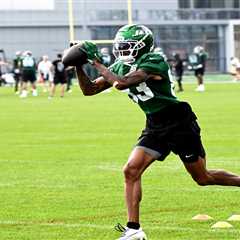 Jets’ Josh Reynolds bests Sauce Gardner with impressive training camp grab
