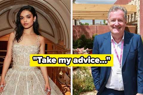 People Are Calling Out Piers Morgan For Basically Telling Rachel Zegler To Shut Up And Sing