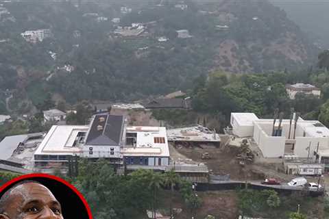 LeBron James' Mega-Mansion Taking Shape In Beverly Hills