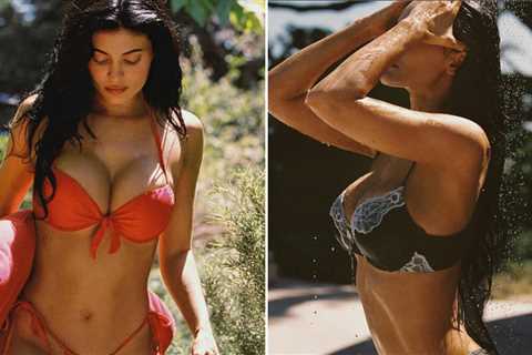 Kylie Jenner Drops Scorching Pics Featuring Vintage-Bikini Brand Collab